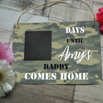 army countdown plaque