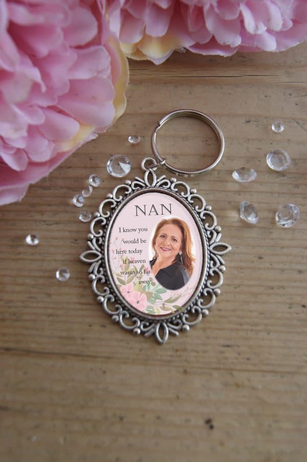 Personalised I Know You Would Be Here Today Wedding Bouquet Charm