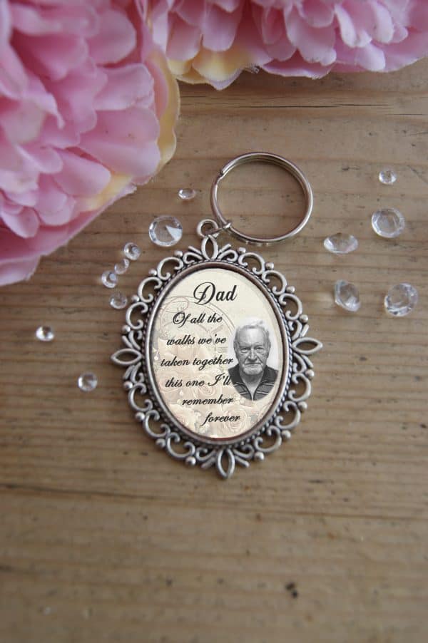 Personalised Of All The Walks Wedding Bouquet Charm