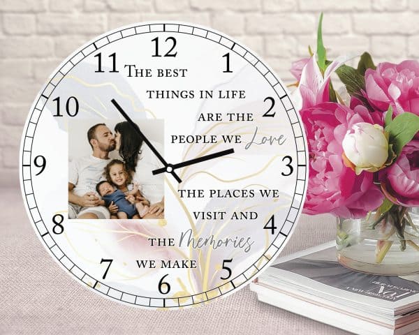 The Best Things In Life Clock