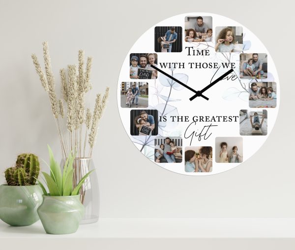 Personalised Time With Those We Love Clock